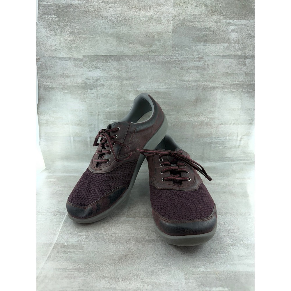 Clarks Cloudsteppers Sillian Tino Burgundy Sneakers Women Sz 12W 261221745095